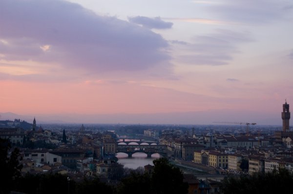 Sunset Above Florence