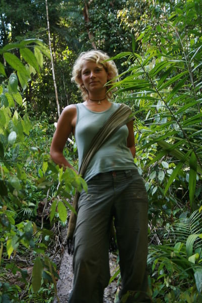 Anny in the jungle