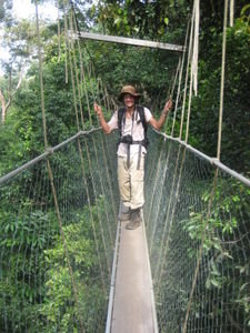 Me on Canopy walkway (Anny)