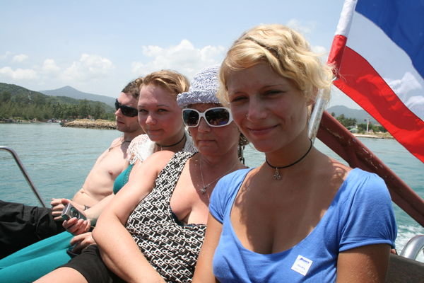 On the boat to Ko Tao