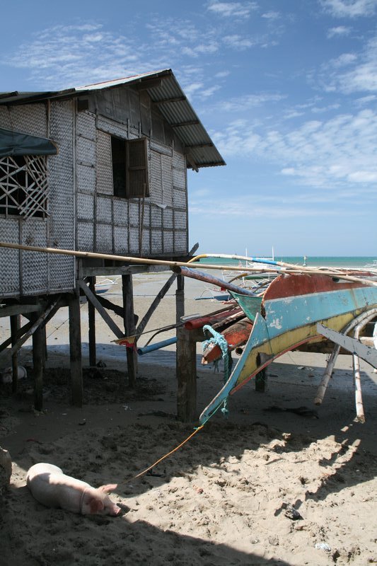 Stilt houses, Cuyo harbour
