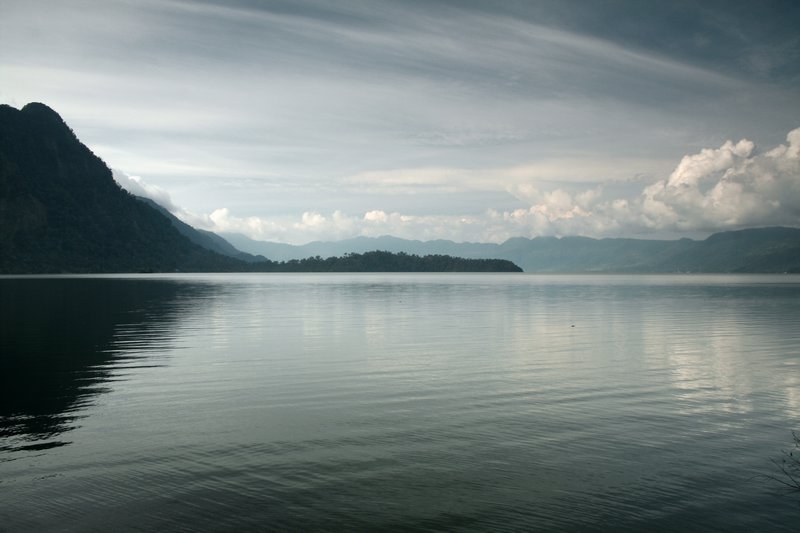 The serene lake Maninjau