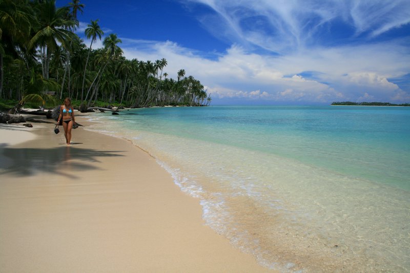 And this, is another of Pulau Palambak's many incredible beaches
