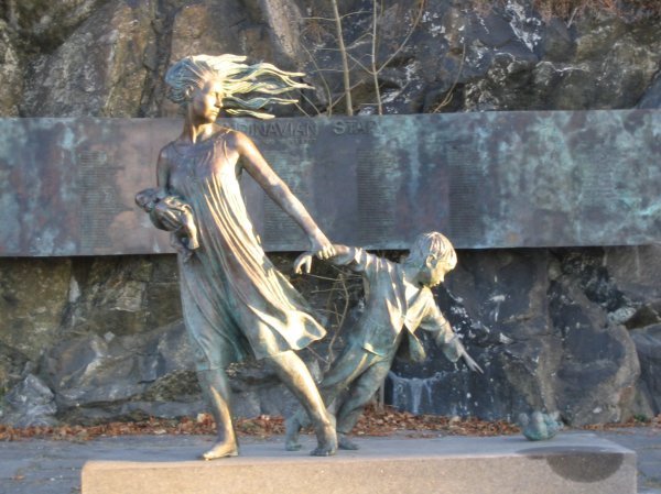Statue outside Viking Museum