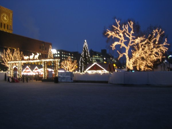 Christmas Market at night