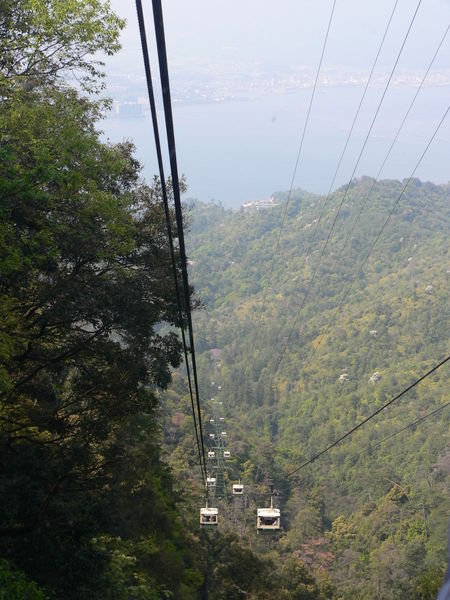 On the way down Mt. Misen