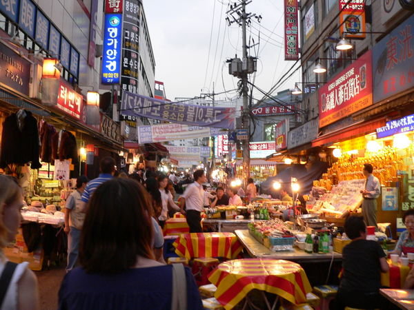 Bustling night market