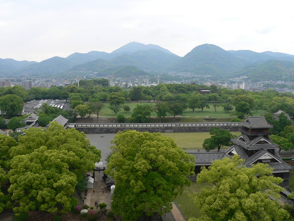 View from Kumamoto Castle