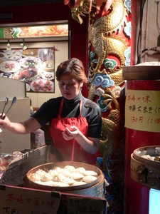 Street food in Nagasaki's Chinatown