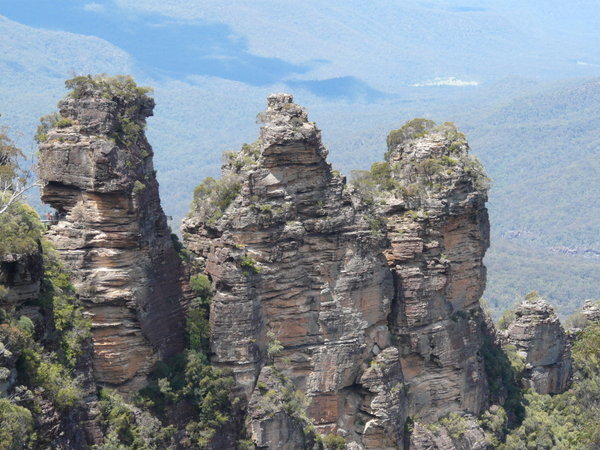 Close up of the Three Sisters