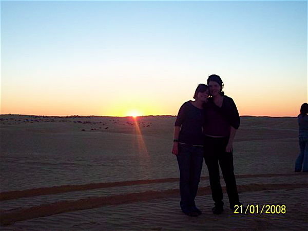 can't beat a Saharan sunset