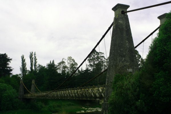 The Historic Clifden Timber Suspension Bridge