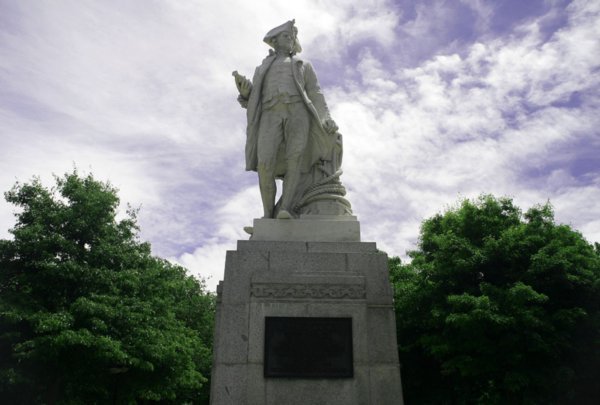 Captain Cook Statue, Christchurch