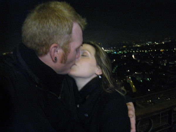 On the Eiffel tower, on my Birthday