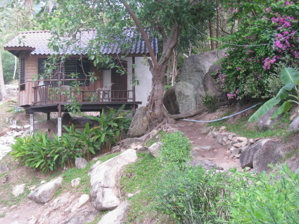 Our bungalow on Ko Tao in Tanote Bay