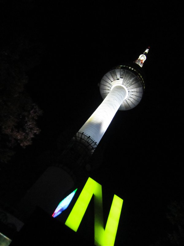 Tower at night