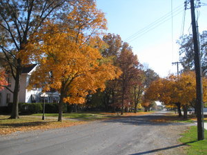 Front Street in Fall