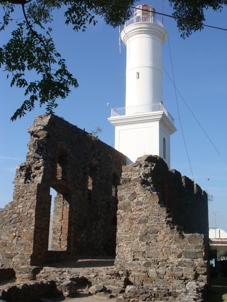 Lighthouse and San Francisco convent ruins