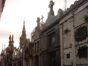 Rooflines, Recoleta cemetery