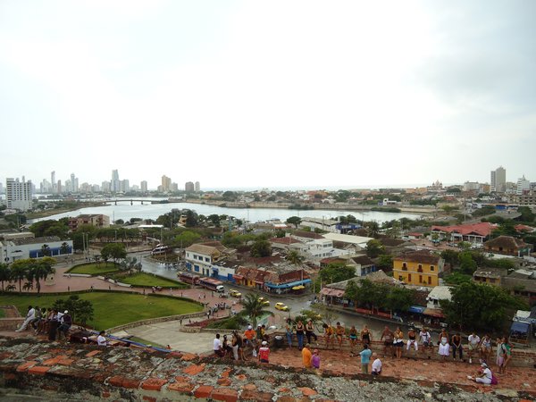 View of the city from Castillo de San Felipe