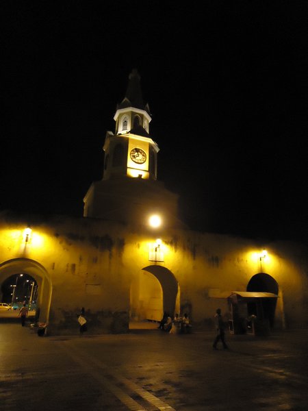 The clock tower by night