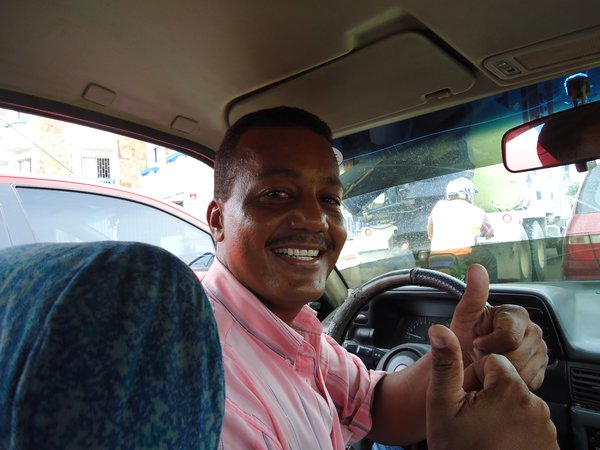 Our taxi driver