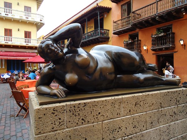 Botero sculpture, Plaza Santo Domingo