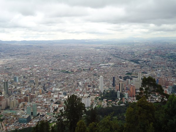 Bogota from above