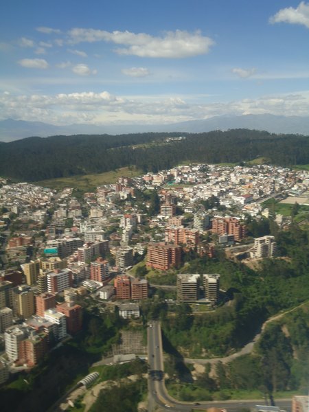 Arriving in Quito