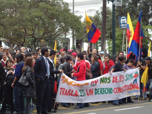 Demonstration, Quito