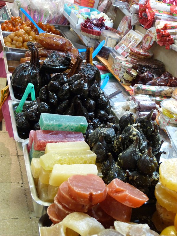 Candied fruits, Coyoacan market
