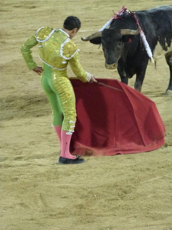 Juan Pablo Sanchez in action