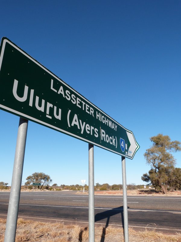 On our way to Uluru!