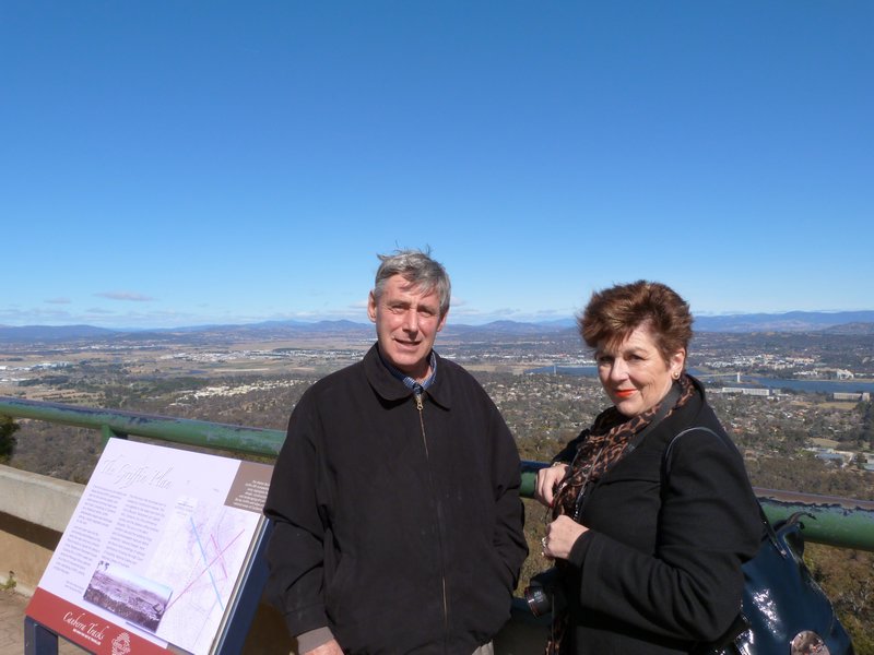 Mum and Dad on Mt Ainslie