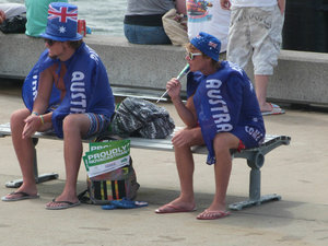 Australia Day crowds