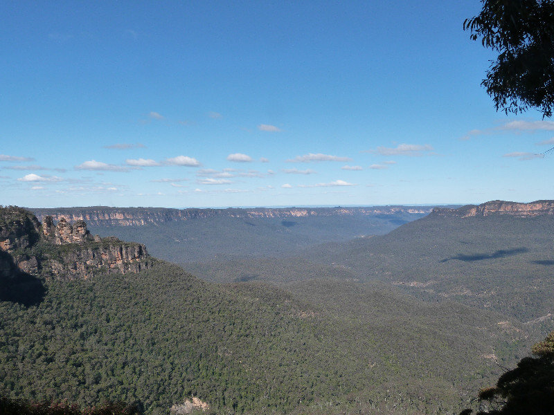 Blue haze over the Blue Mountains, NSW