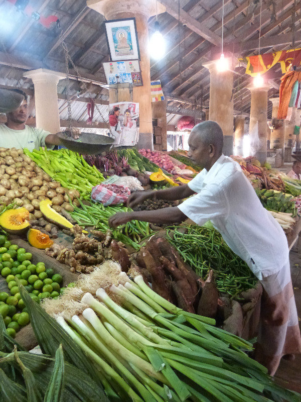 Choosing the vegetables for the curry