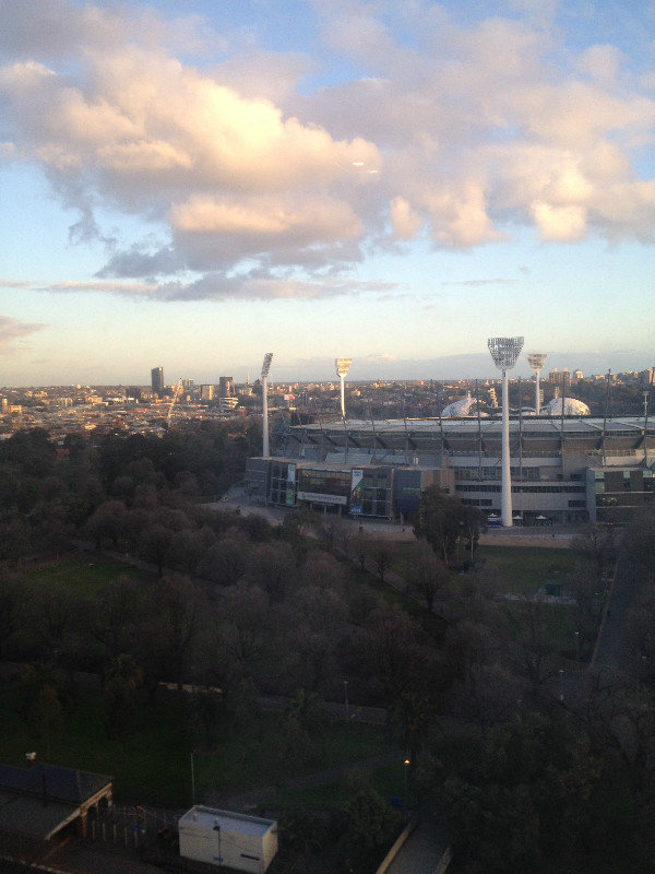 View over the MCG