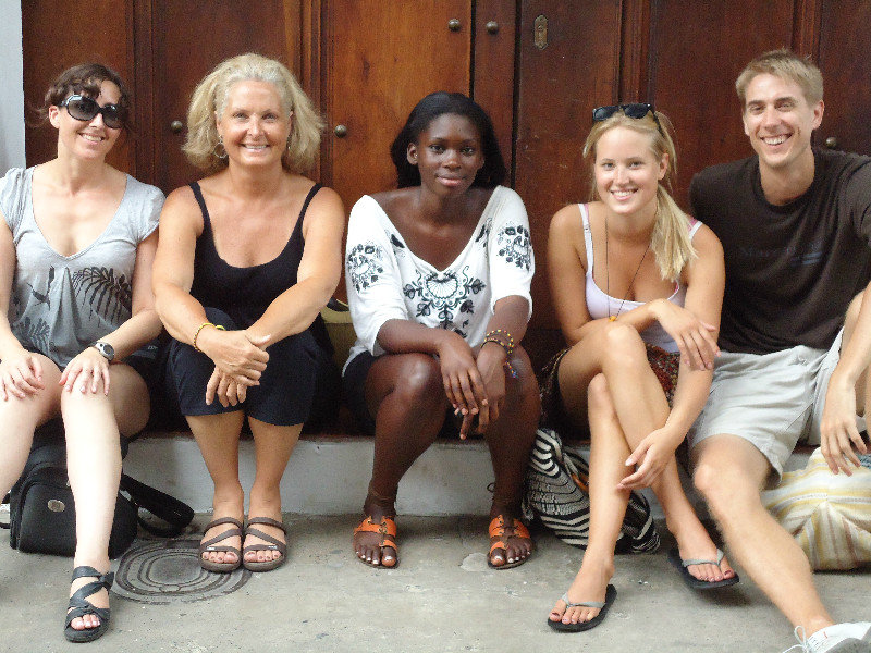 2010, learning Spanish in Cartagena with Mary-Anne, Kandis, Katarina and David