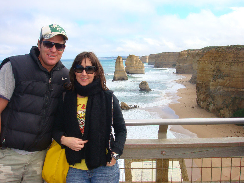 2009, the Great Ocean Road, with Cam