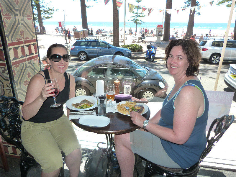 2013, Manly with Lucy, after a long walk