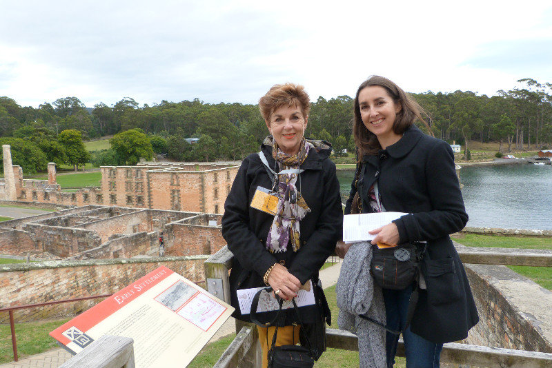 2013, Port Arthur in Tasmania with Mum