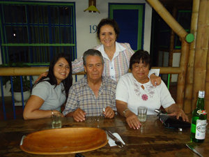 2010, in the Coffee Zone with a friendly Colombian family