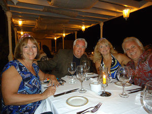 2012, Havana, New Year's Eve with "The Americans" - Pat, Bob, Virg and Chuck