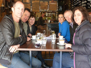 2012, Adelaide, with Cam, Joey, Kate, Craig and Lucy on our way to the Barossa