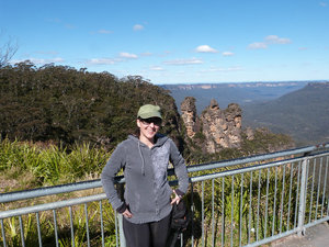 2012, The Three Sisters in the background at the Blue Mountains