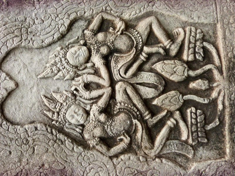 Carvings at Bayon