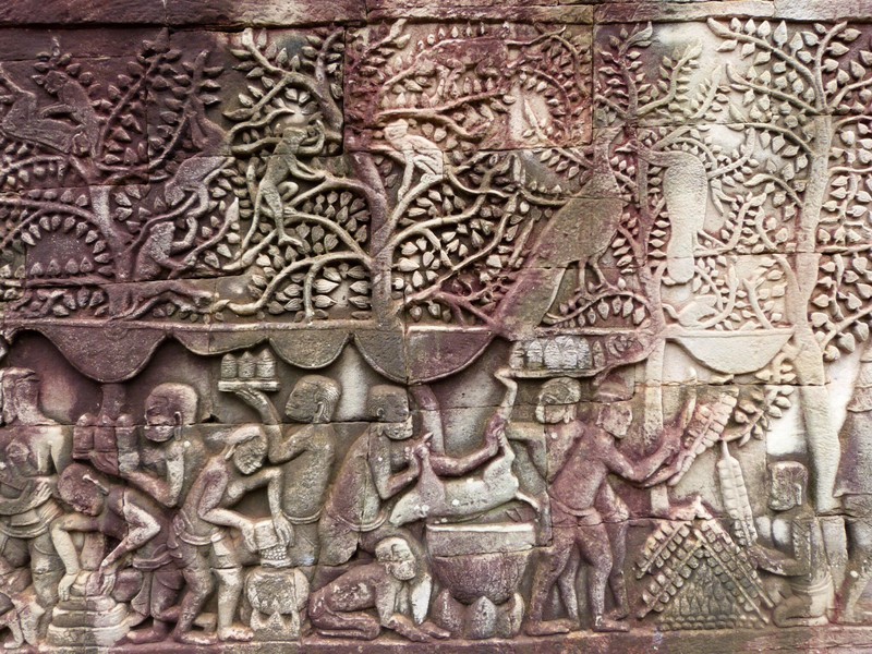 Carvings at Bayon