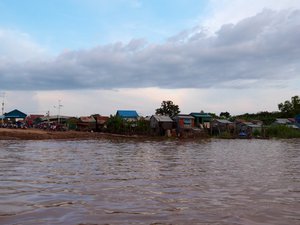 Sunset cruise on the Tonle Sap River