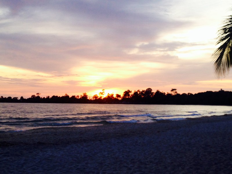 Sunset at Sokha beach
